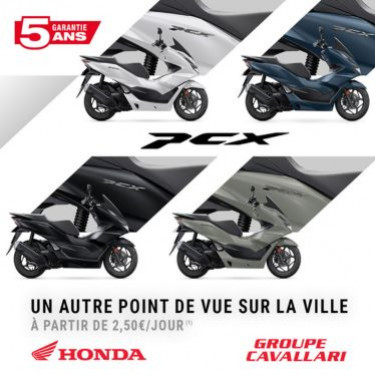 Offrez-vous le Honda PCX125 à partir de 2,50€/jour(1)