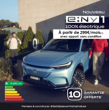 Honda e:Ny1 à partir de 299€/mois(1)