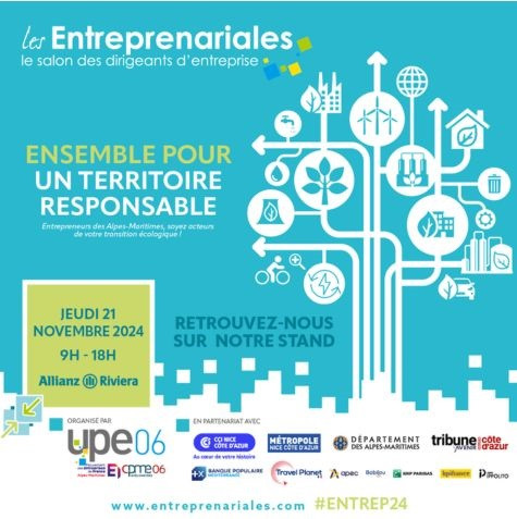 Retrouvez notre équipe MG Business service sur le salon Les Entreprenariales jeudi 21 novembre Stade Allianz Riviera Nice