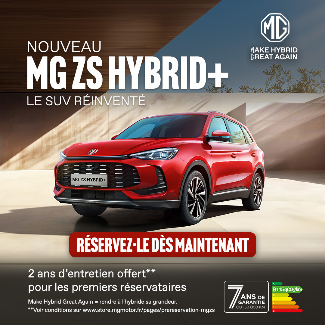 NOUVEAU MG ZS HYBRID+ 